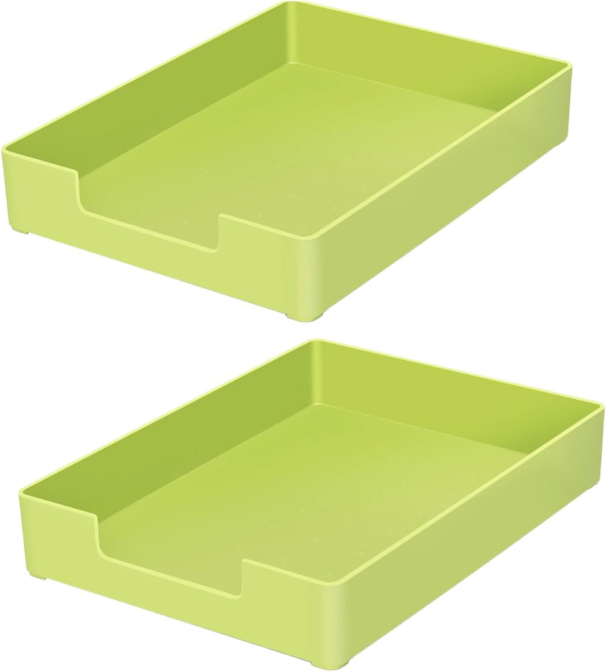 Letter-Size Tray, Desk Drawer Organizer for A4 Paper, Off-White