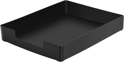 Letter-Size Tray, Desk Drawer Organizer for A4 Paper, Off-White