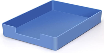 Letter-Size Tray, Desk Drawer Organizer for A4 Paper, Off-White