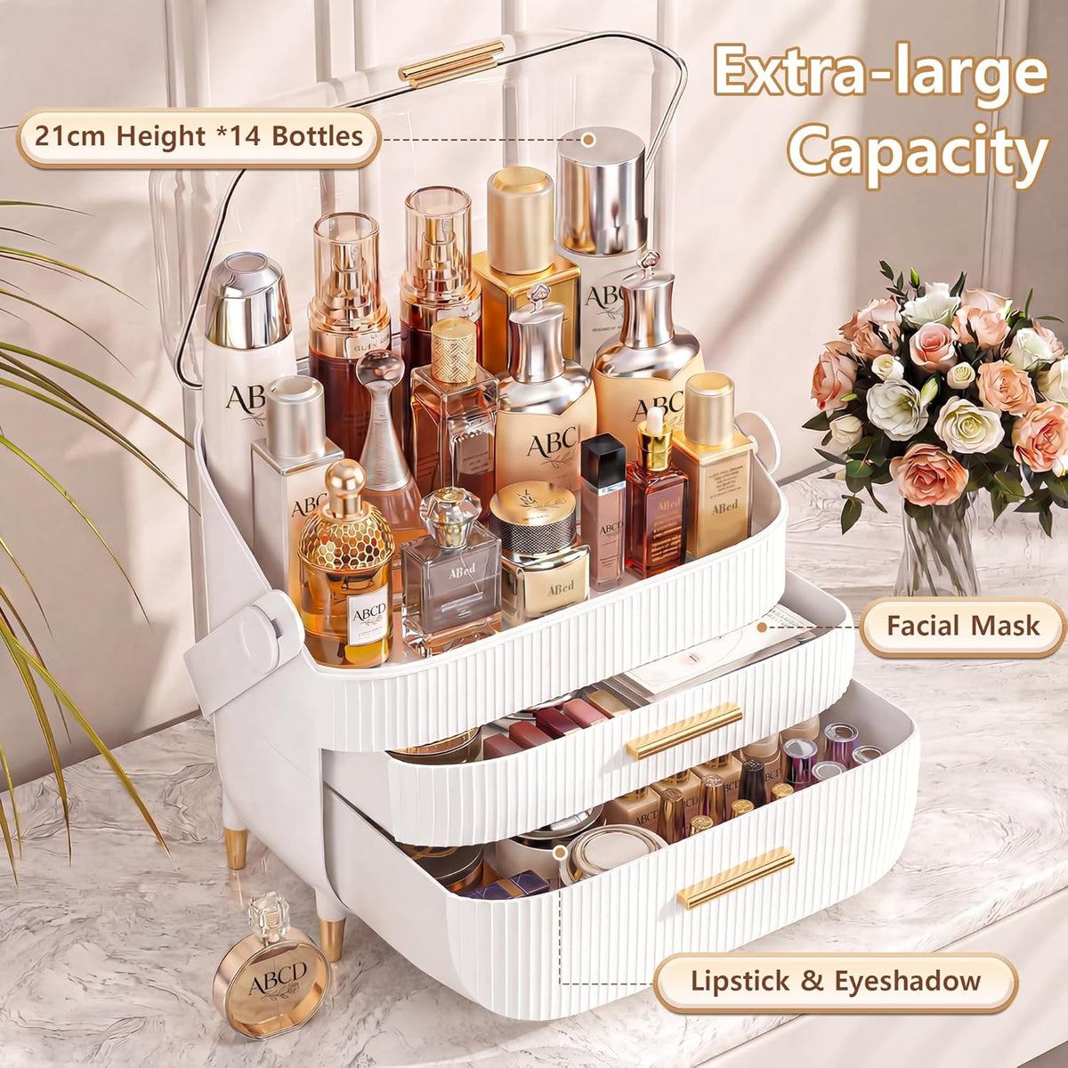 Makeup Organizer Skincare Organizers With Drawers