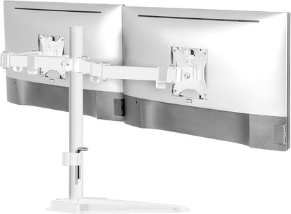 ! Dual Monitor Desk Stand Mount for 2 Screens VESA 75x75 & 100x100