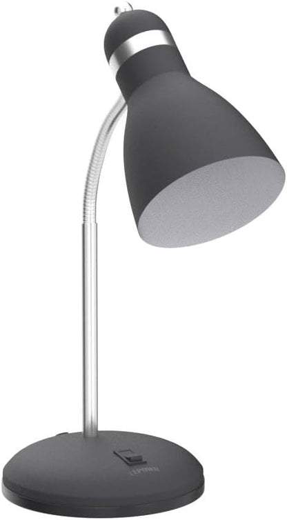 Metal Desk Lamp, Adjustable GooseNeck Reading Light for Bedroom