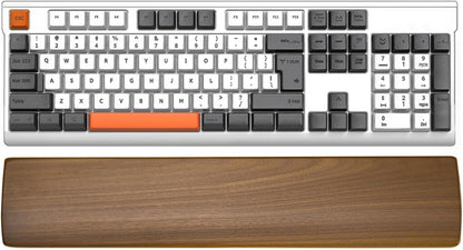 Mouse Wrist Rest for One-Hand Gaming Keypad, Ergonomic Walnut Rest