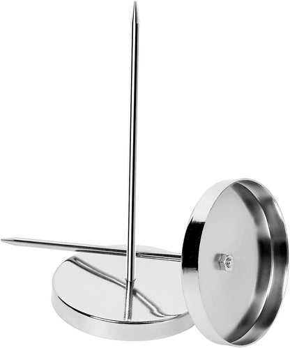 2PCS Bill Fork, Rod Paper Holder Spike, Stainless Steel Check Bill Spike