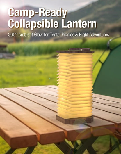 Vertical Accordion Bedside Table Lamp,Japanese Gifts Paper Lights
