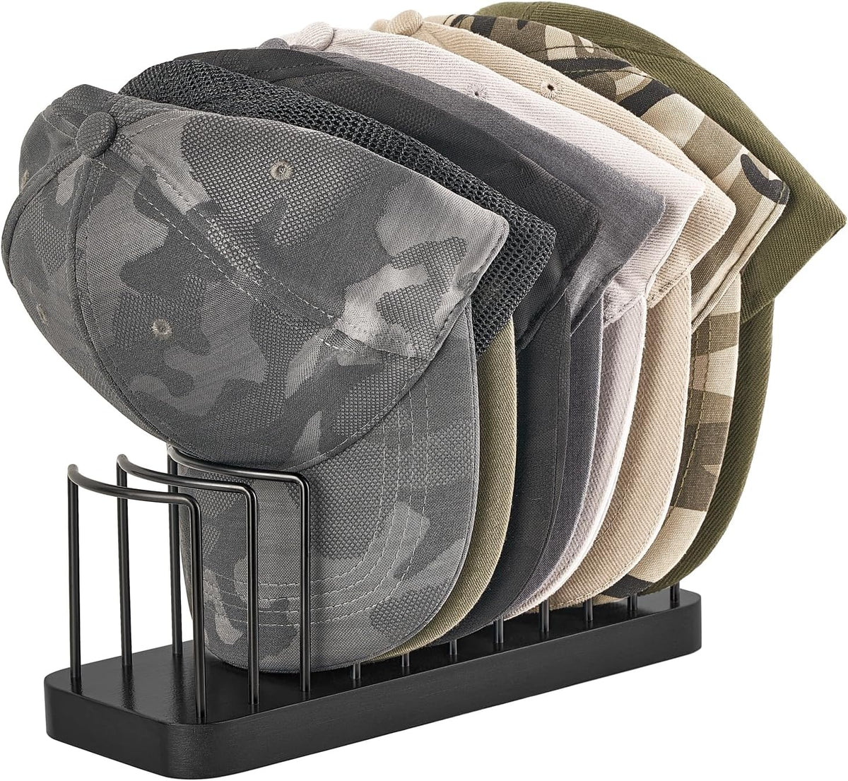 Hat Organizer for Baseball Caps, Hat Holder Storage for Closet, Gold