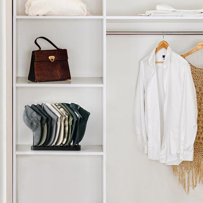 Hat Organizer for Baseball Caps, Hat Holder Storage for Closet, Gold