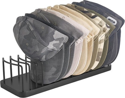 Hat Organizer for Baseball Caps, Hat Holder Storage for Closet, Gold