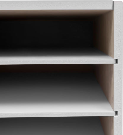 Literature Organizer 27 Slots Compartments Desktop File Sorter Mail Center Paper Storage Cabinet Home & Office Mailbox School Classroom Keepers