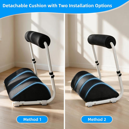Adjustable Foot Rest Under Desk Footrest Wide Leg Rest 3 Height Positions with Detachable Foam Cushion for Desk Office Gaming Chairs