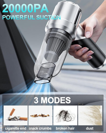 Car Vacuum Cordless Mini Handhled 4-in-1 High Power Cleaner 20000Pa