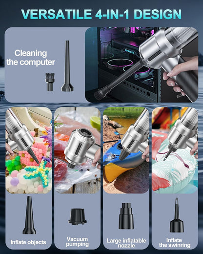 Car Vacuum Cordless Mini Handhled 4-in-1 High Power Cleaner 20000Pa