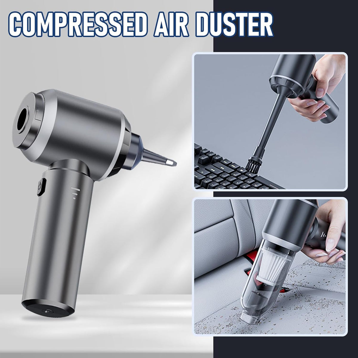 Car Vacuum Cordless Mini Handhled 4-in-1 High Power Cleaner 20000Pa