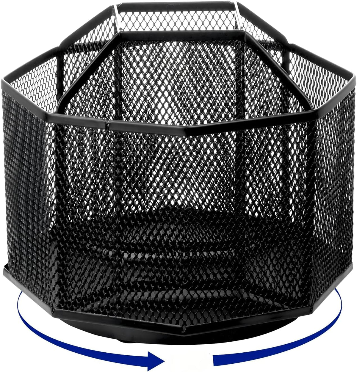 Mesh Pen Holder, Desk Organizer for Home Office, Black