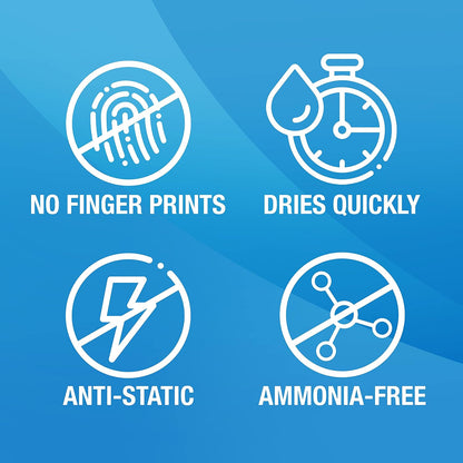 MiracleWipes for Electronics Cleaning - Screen Wipes Designed for TV, Phones, Monitors and More - Includes Microfiber Towel