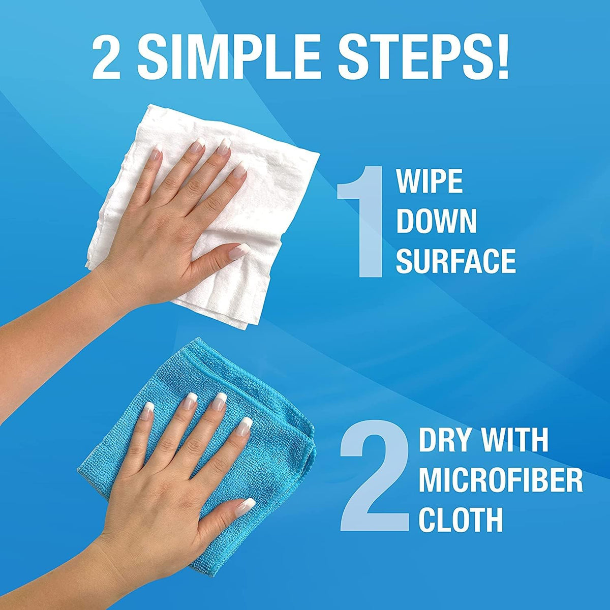 MiracleWipes for Electronics Cleaning - Screen Wipes Designed for TV, Phones, Monitors and More - Includes Microfiber Towel