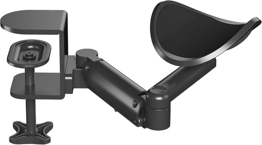 Adjustable Arm Rest for Desk, 360° Rotating & Extendable, Aluminum