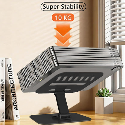 Metal Tablet Stand Holder Adjustable for iPad Kindle Tab, Black