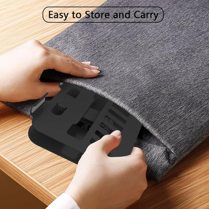 Metal Tablet Stand Holder Adjustable for iPad Kindle Tab, Black