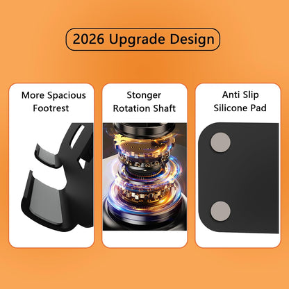 Metal Tablet Stand Holder Adjustable for iPad Kindle Tab, Black
