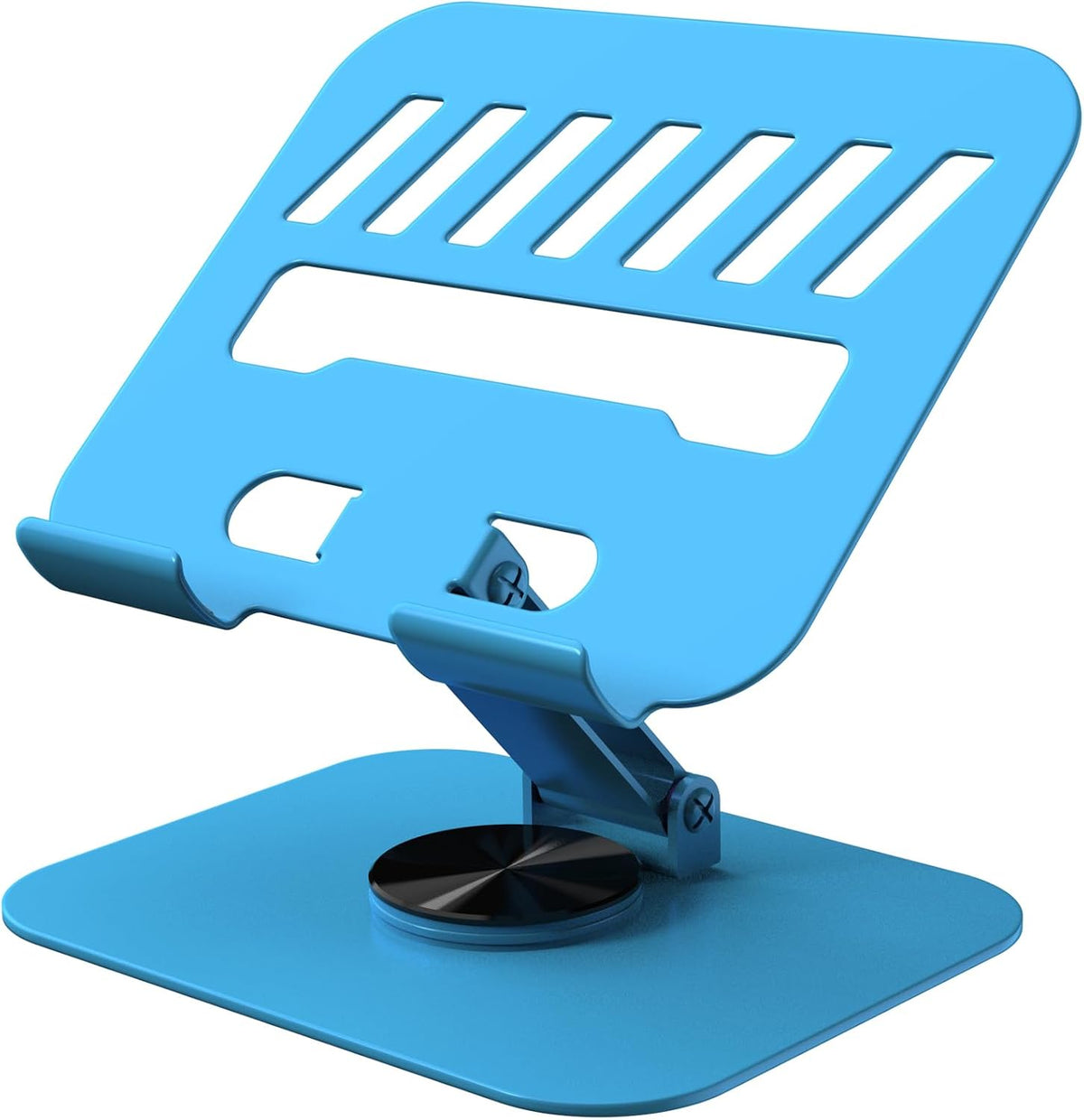 Metal Tablet Stand Holder Adjustable for iPad Kindle Tab, Black