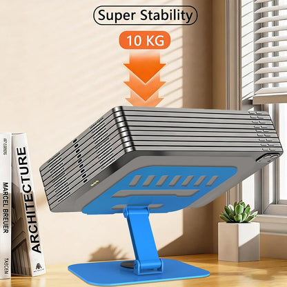 Metal Tablet Stand Holder Adjustable for iPad Kindle Tab, Black