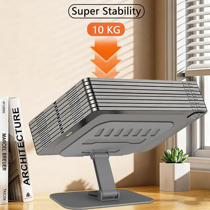 Metal Tablet Stand Holder Adjustable for iPad Kindle Tab, Black