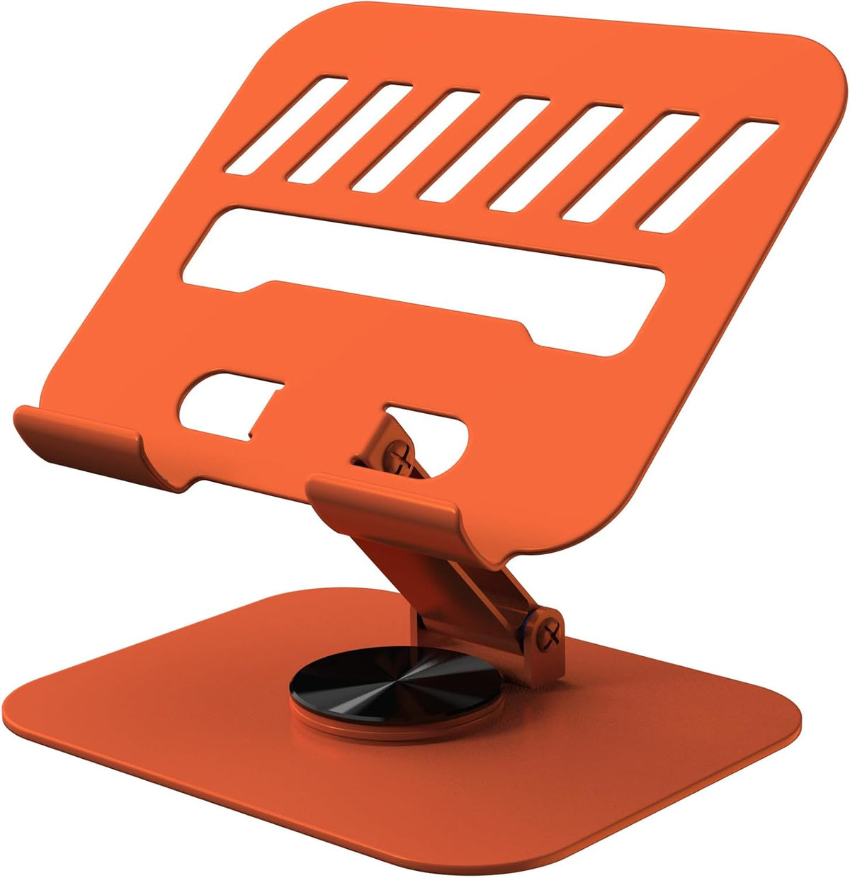 Metal Tablet Stand Holder Adjustable for iPad Kindle Tab, Black