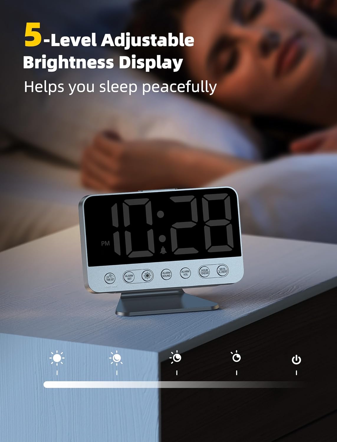 Digital Alarm Clocks for Bedrooms: Easy to Read Across The Room