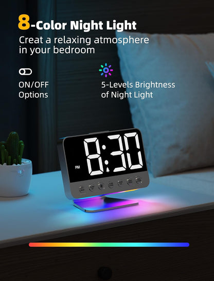 Digital Alarm Clocks for Bedrooms: Easy to Read Across The Room