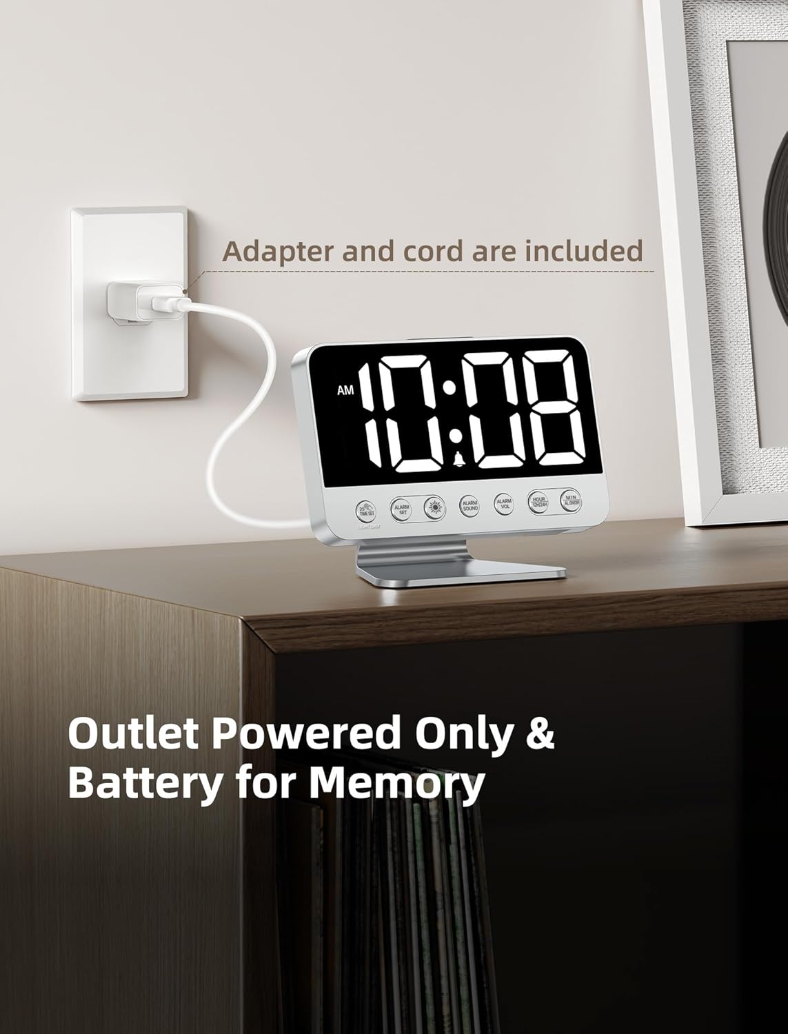 Digital Alarm Clocks for Bedrooms: Easy to Read Across The Room