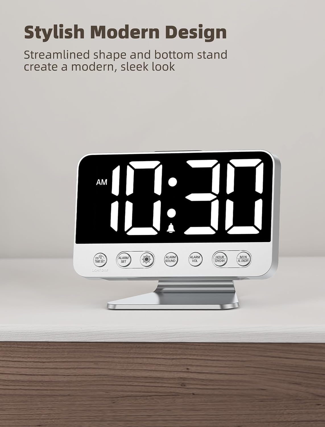 Digital Alarm Clocks for Bedrooms: Easy to Read Across The Room