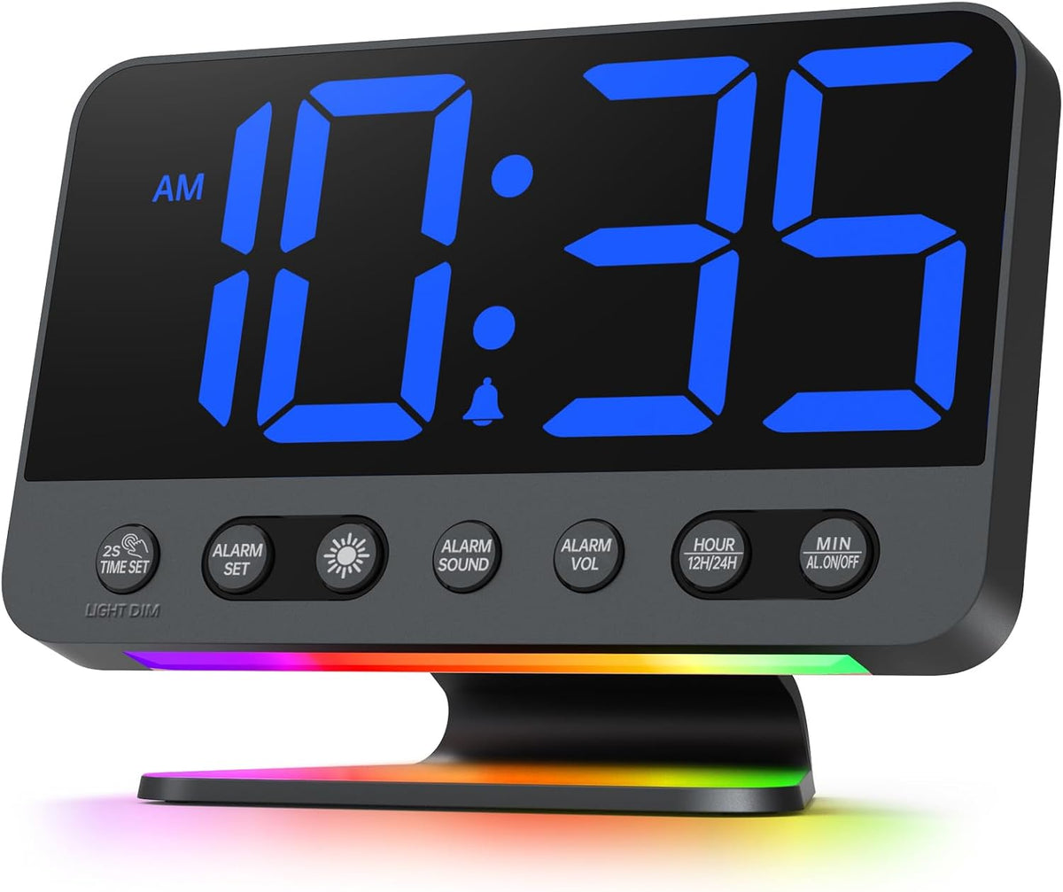 Digital Alarm Clocks for Bedrooms: Easy to Read Across The Room