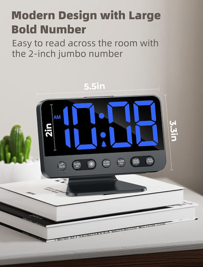Digital Alarm Clocks for Bedrooms: Easy to Read Across The Room