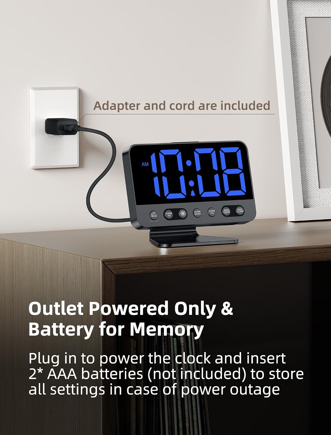Digital Alarm Clocks for Bedrooms: Easy to Read Across The Room