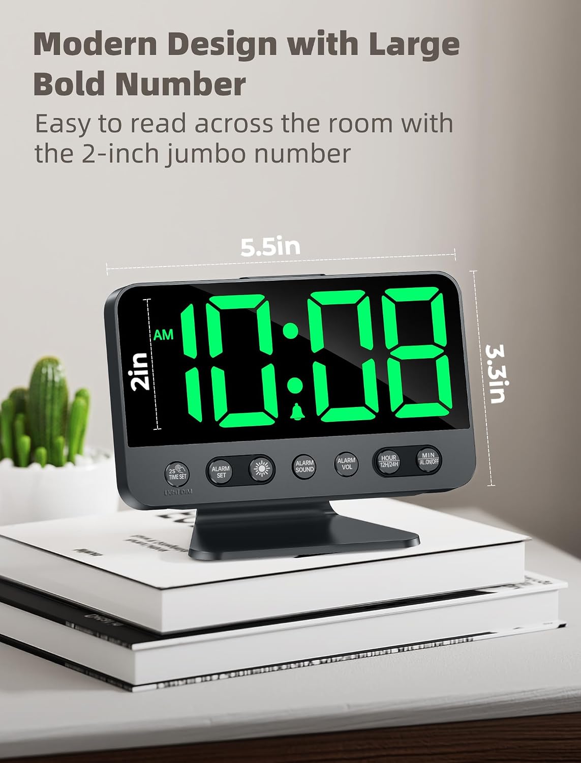 Digital Alarm Clocks for Bedrooms: Easy to Read Across The Room