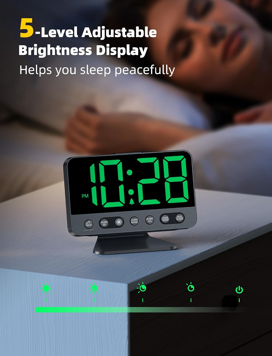 Digital Alarm Clocks for Bedrooms: Easy to Read Across The Room