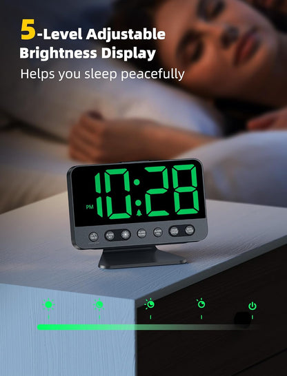 Digital Alarm Clocks for Bedrooms: Easy to Read Across The Room