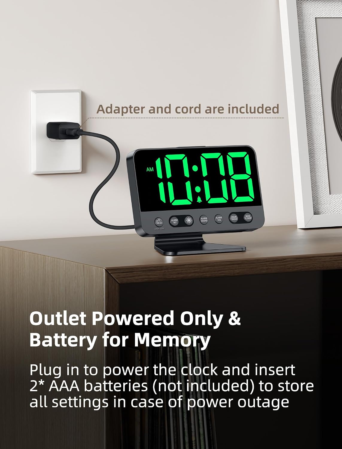 Digital Alarm Clocks for Bedrooms: Easy to Read Across The Room