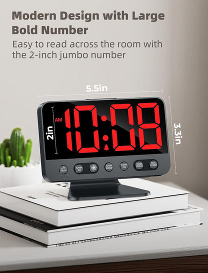 Digital Alarm Clocks for Bedrooms: Easy to Read Across The Room