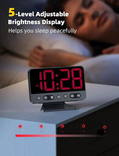 Digital Alarm Clocks for Bedrooms: Easy to Read Across The Room
