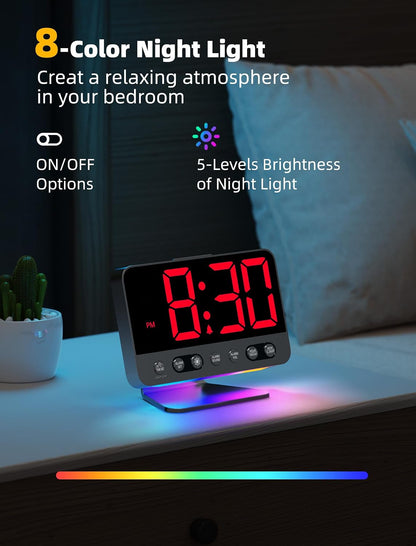 Digital Alarm Clocks for Bedrooms: Easy to Read Across The Room