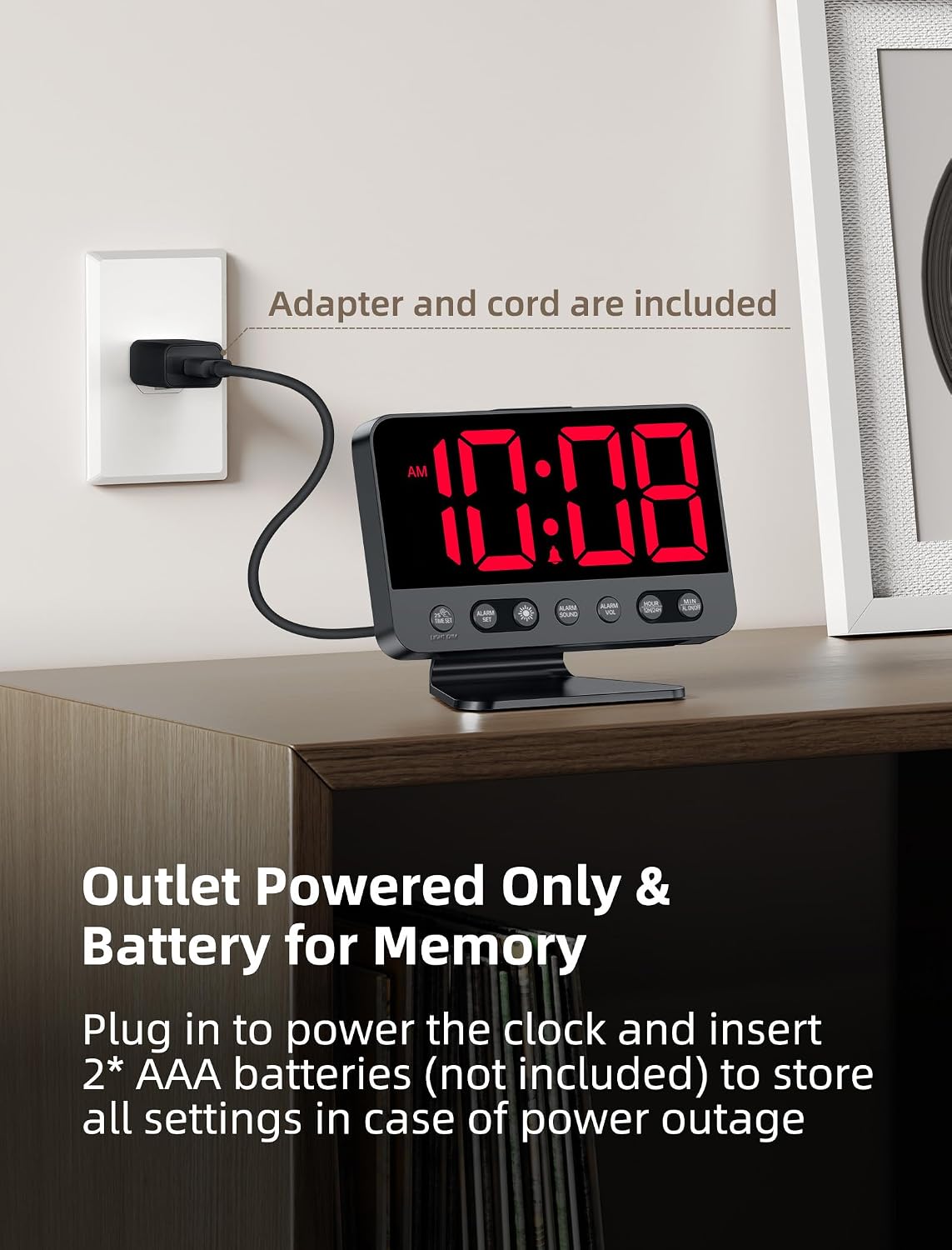 Digital Alarm Clocks for Bedrooms: Easy to Read Across The Room
