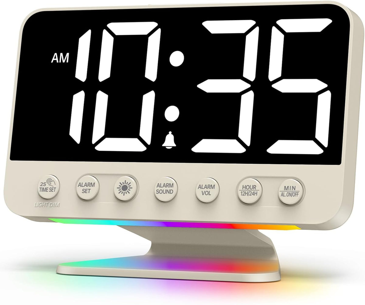 Digital Alarm Clocks for Bedrooms: Easy to Read Across The Room