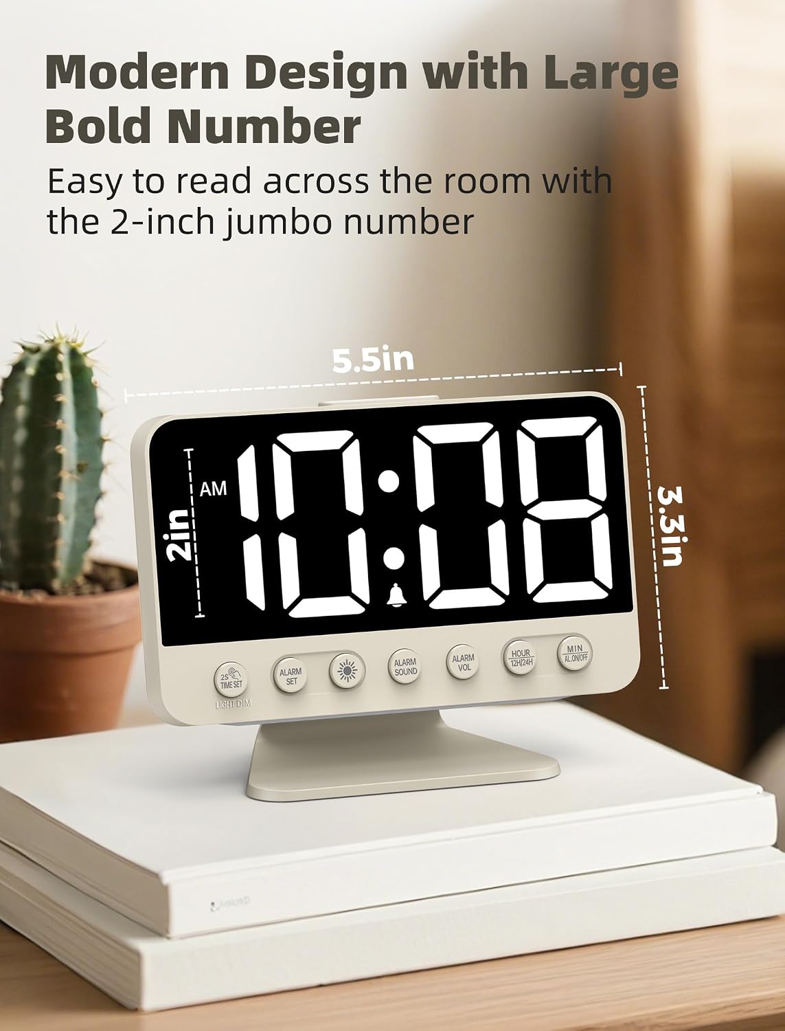 Digital Alarm Clocks for Bedrooms: Easy to Read Across The Room
