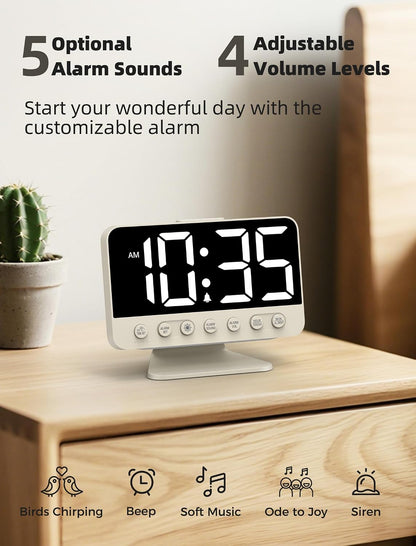 Digital Alarm Clocks for Bedrooms: Easy to Read Across The Room