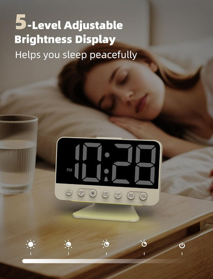 Digital Alarm Clocks for Bedrooms: Easy to Read Across The Room