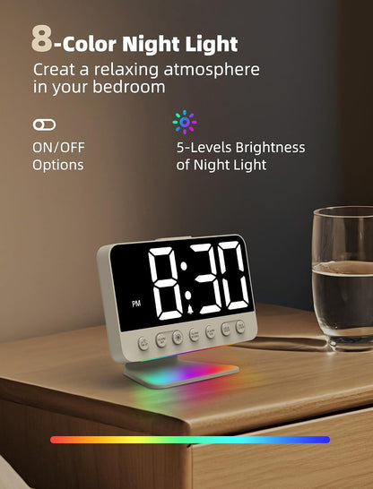 Digital Alarm Clocks for Bedrooms: Easy to Read Across The Room
