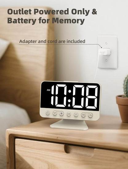 Digital Alarm Clocks for Bedrooms: Easy to Read Across The Room