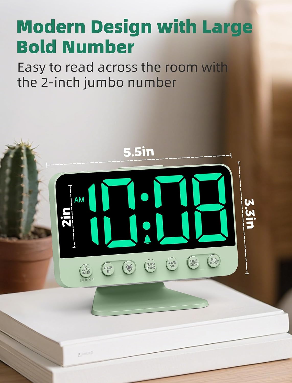 Digital Alarm Clocks for Bedrooms: Easy to Read Across The Room